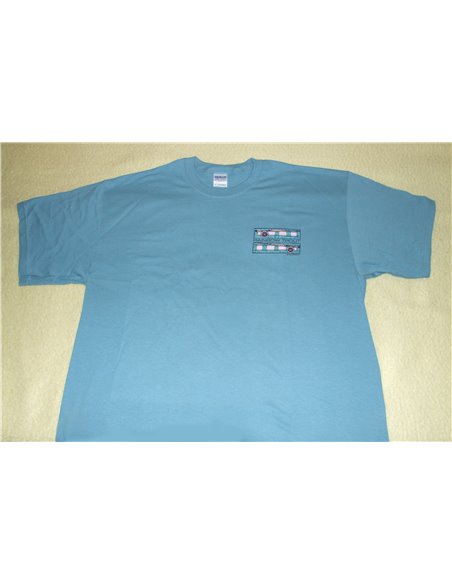 T-shirt , Rainbow - blue